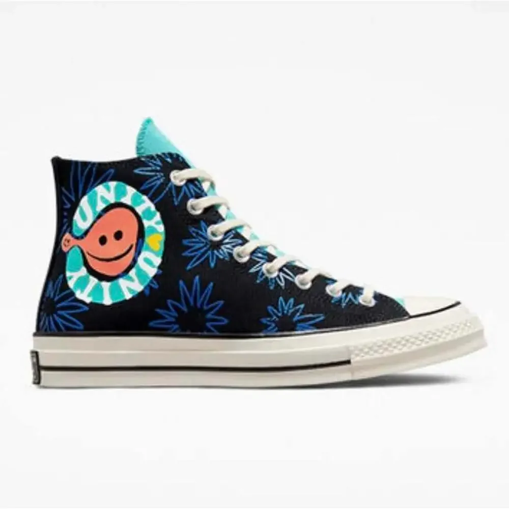 Converse Chuck Taylor 70 Unity Flower High Top Sneakers - Picture 3 of 6